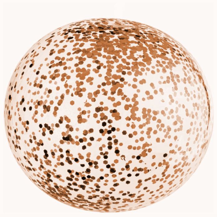 Rose gold μικρό κομφετί για μπαλόνια (3 Συσκευασίες των 3 γραμμαρίων)