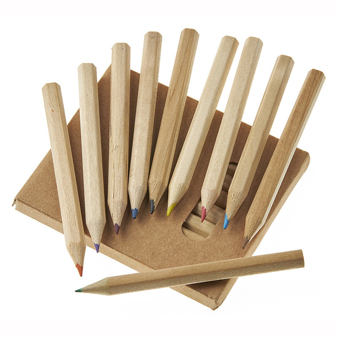 Ξυλομπογιές 10τμχ σε κραφτ κουτάκι