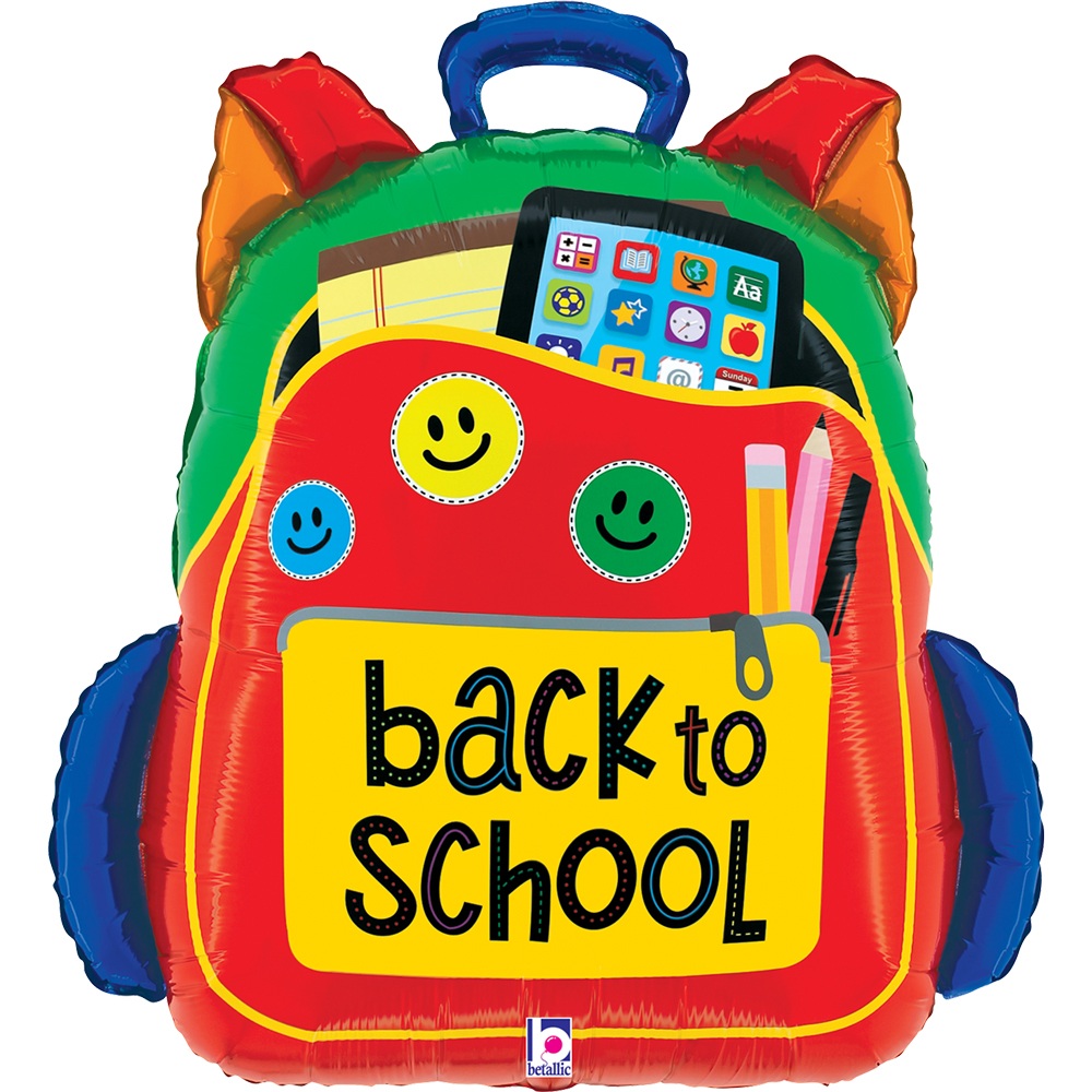 25″ Μπαλόνι Σχολική Τσάντα ‘Back to School’ 