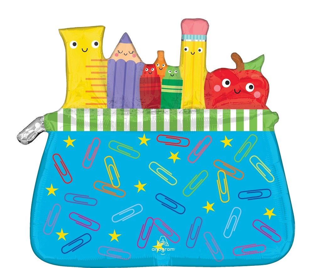 28” Μπαλόνι Σχολική κασετίνα 