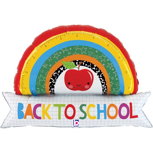 29″ Μπαλόνι Ουράνιο Τόξο Back to School 