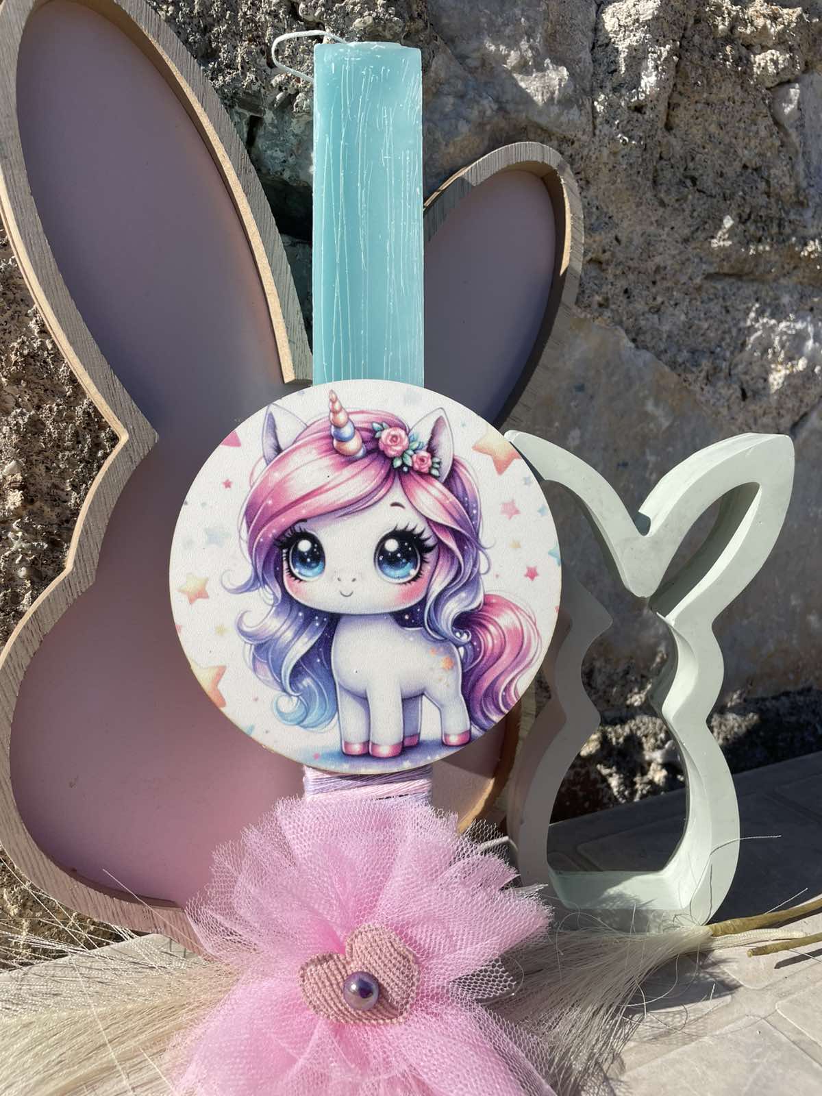 Αρωματική λαμπάδα Unicorn