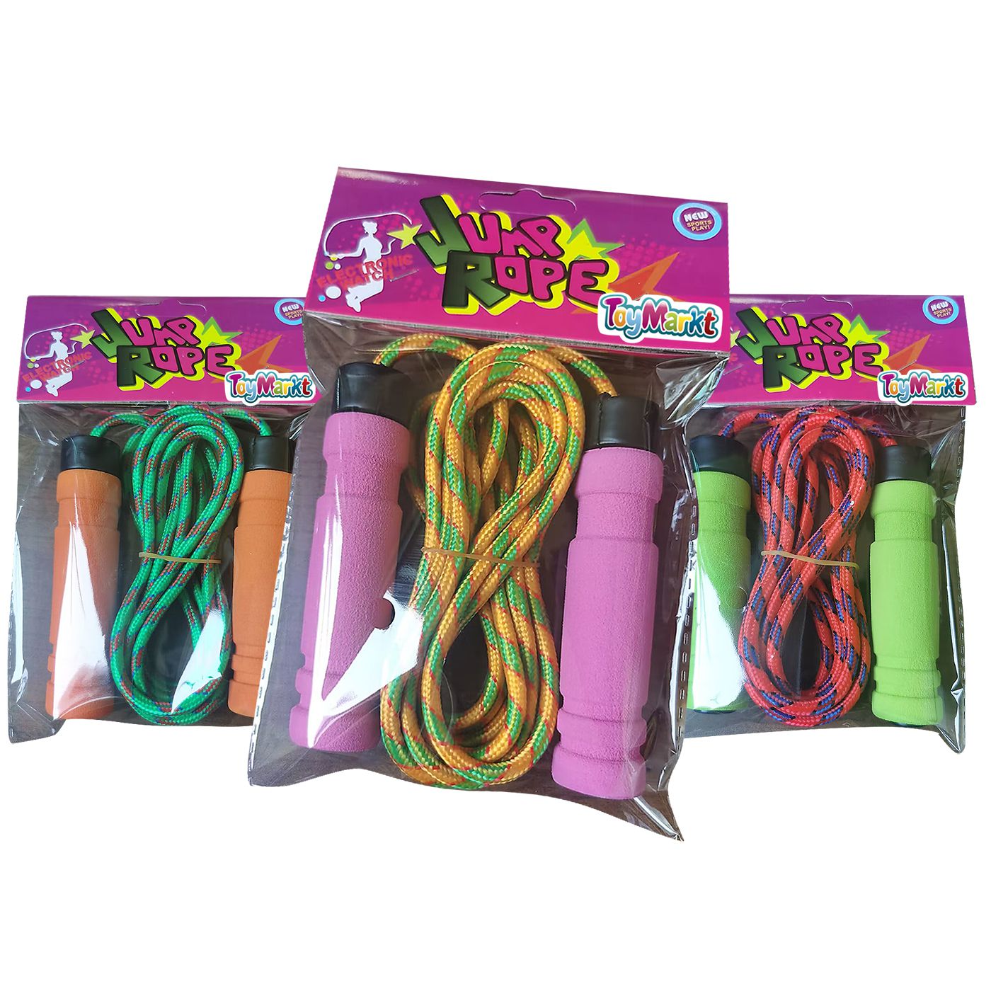 Σχοινάκι με Πλαστικά Χερούλια 248 cm, χερούλι:10,4cm