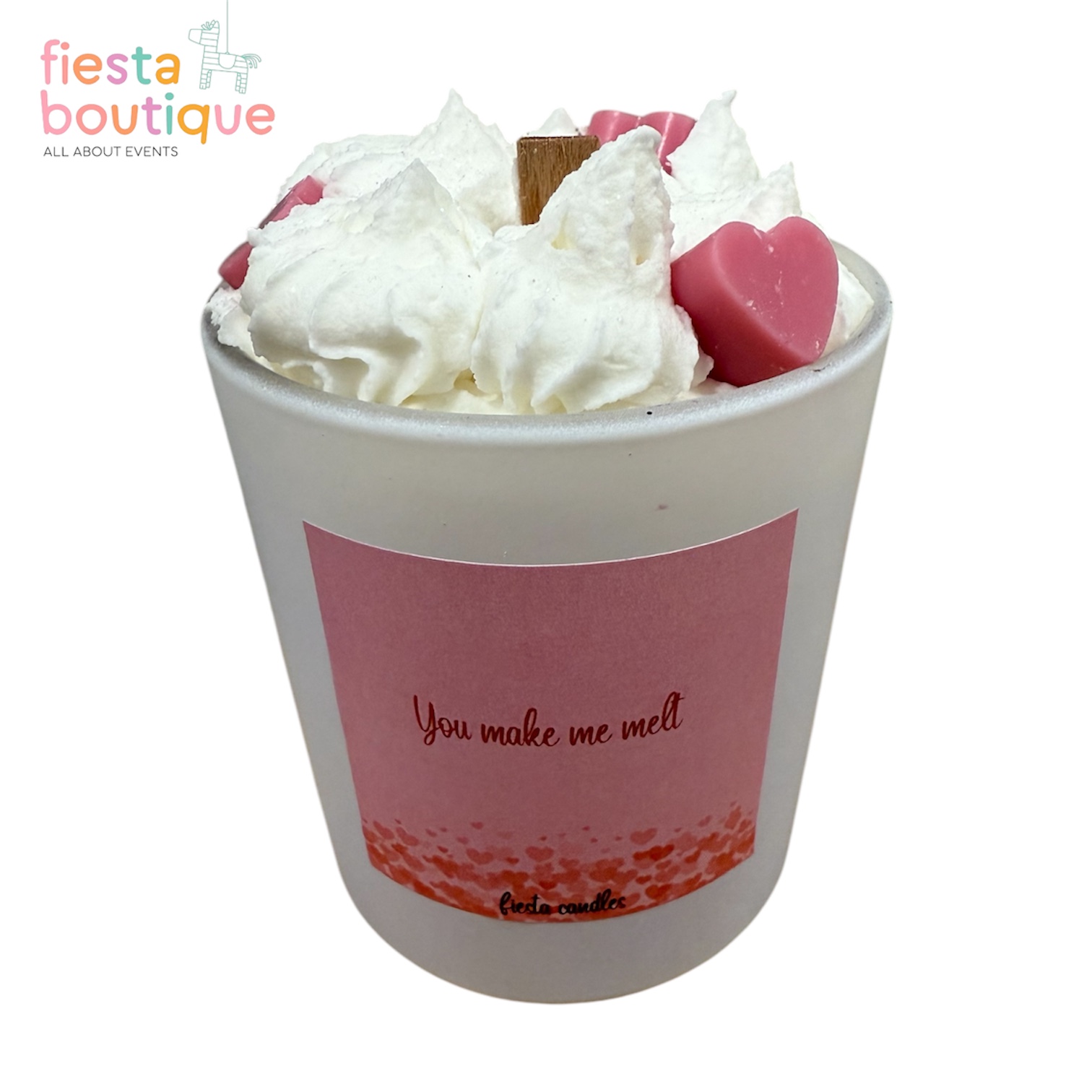 Κερί Σόγιας σε Γυάλινο Λευκό Ποτήρι