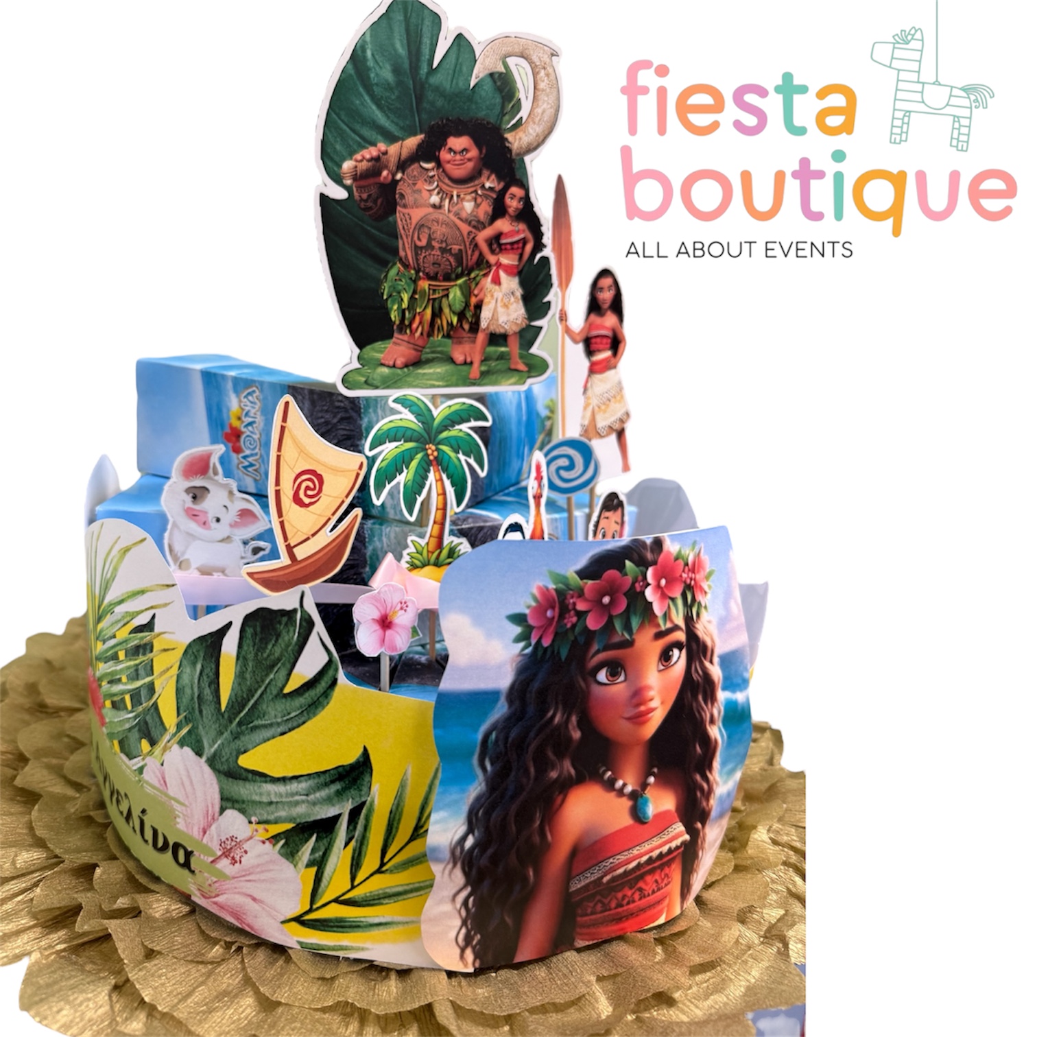 Χάρτινη τούρτα Βαϊάνα ( Moana )