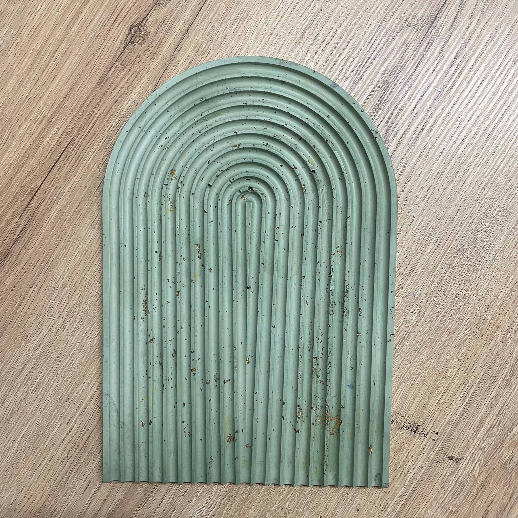 Διακοσμητικός δίσκος ουράνιο τόξο πράσινο