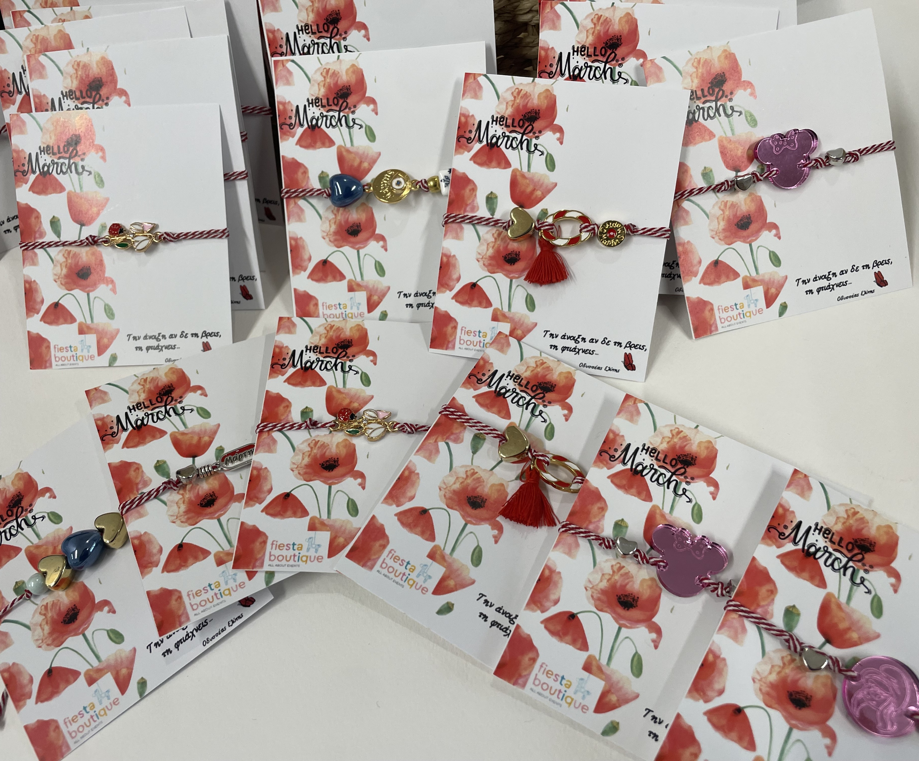 Μαρτάκι με σχήμα Minnie και καρδούλες