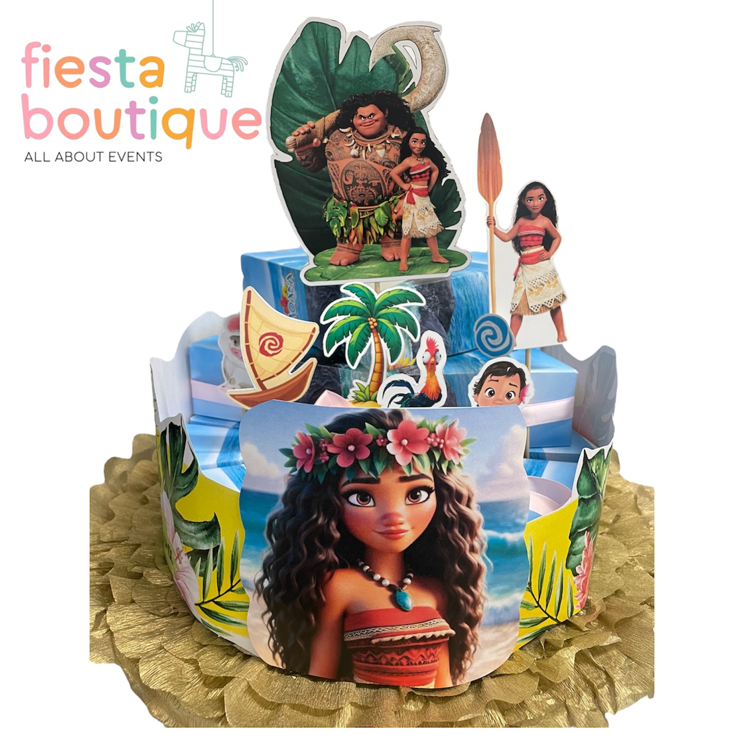 Χάρτινη τούρτα Βαϊάνα ( Moana )