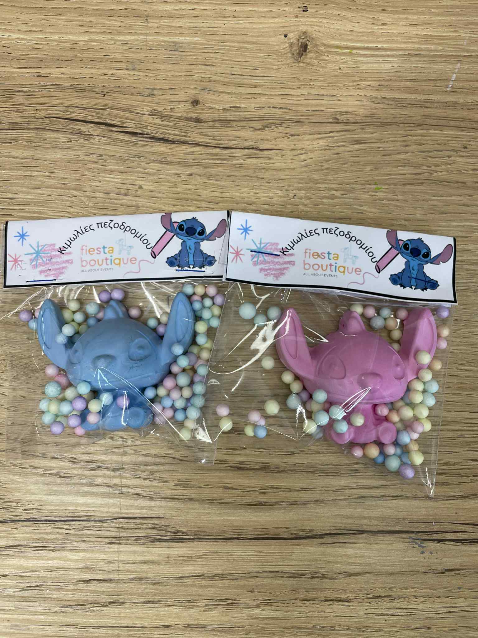 Κιμωλίες πεζοδρομίου Stitch