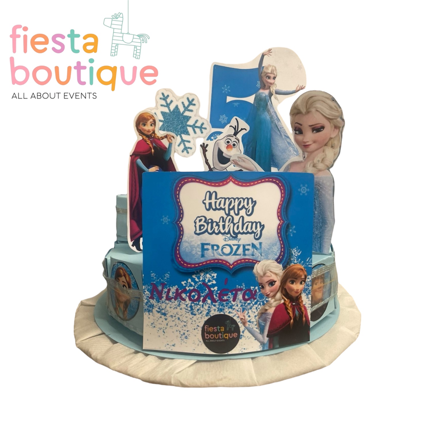 Χάρτινη τούρτα Frozen