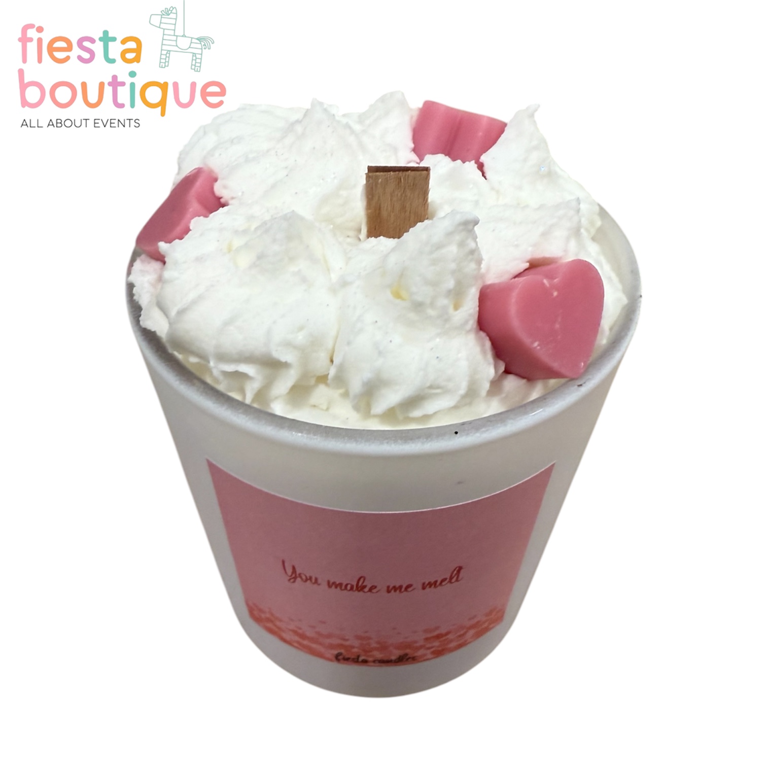 Κερί Σόγιας σε Γυάλινο Λευκό Ποτήρι