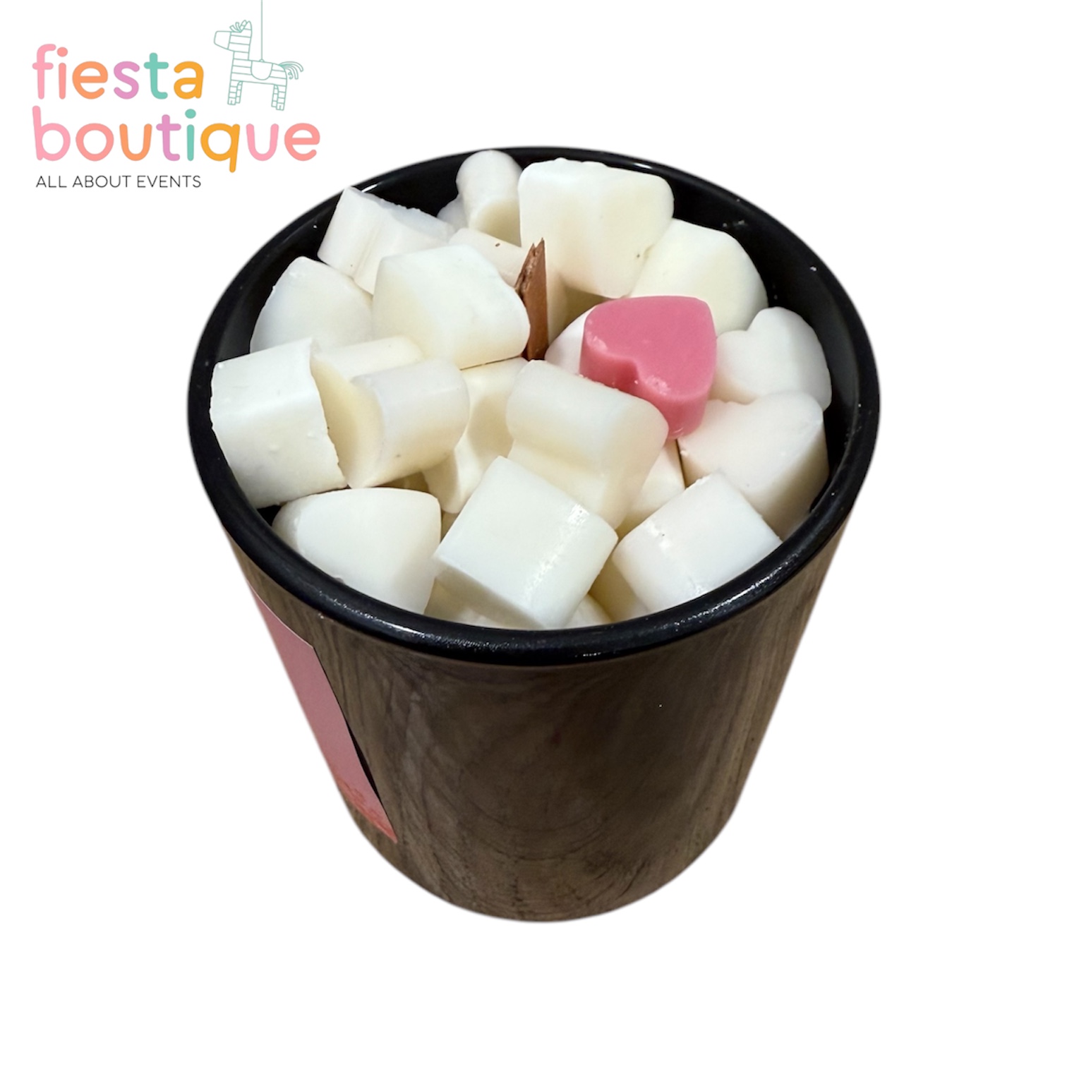 Κερί Σόγιας σε Γυάλινο Μαύρο Ποτήρι