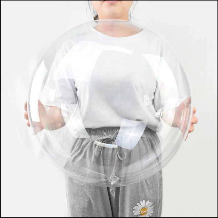 Μπαλόνι με τεράστιο λαιμό 90 εκ. διάφανο bubble professional