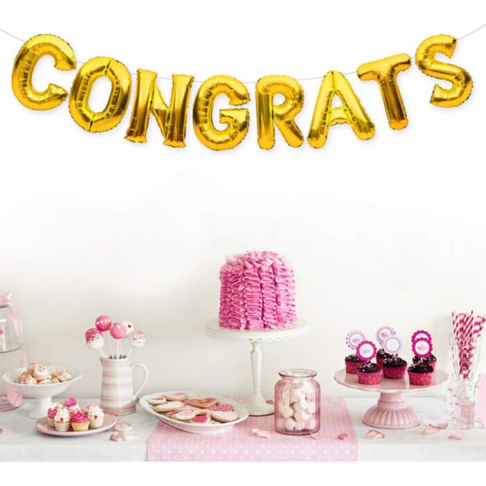 Μπαλόνι λέξη Congrats 40εκ.