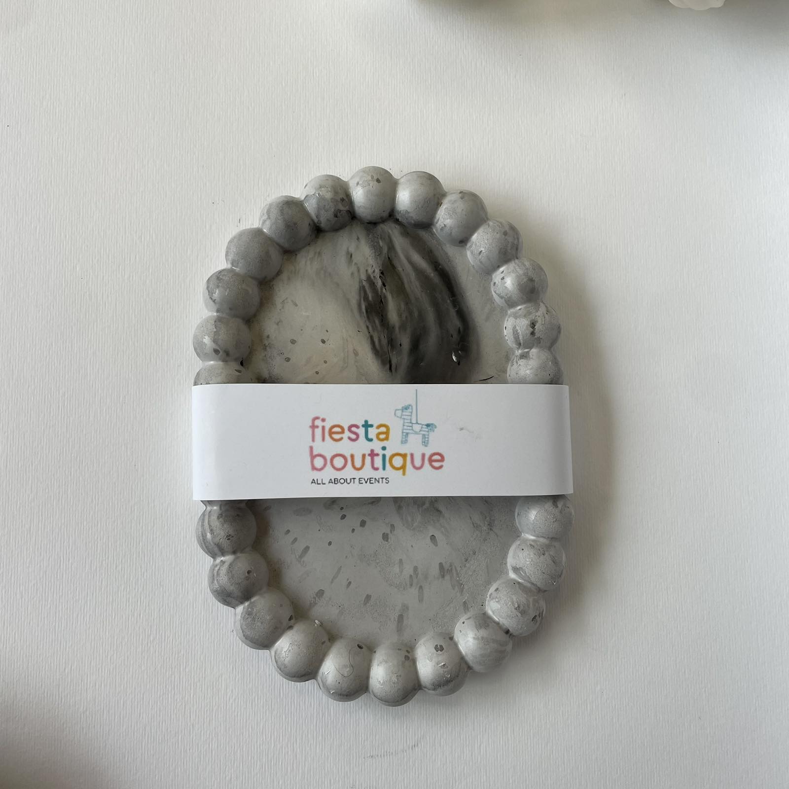 Διακοσμητικός δίσκος οβάλ- Bubble