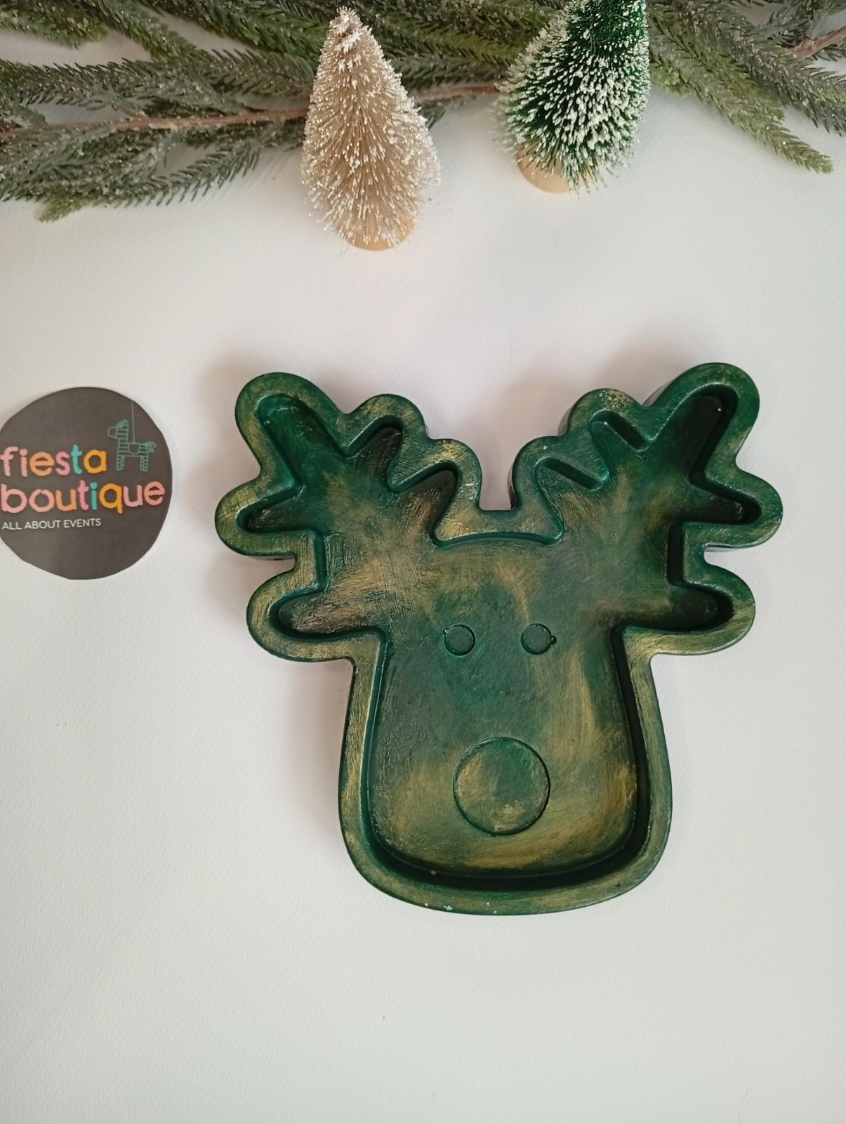 Χριστουγεννιάτικη Πιατέλα/Διακοσμητικό Τάρανδος