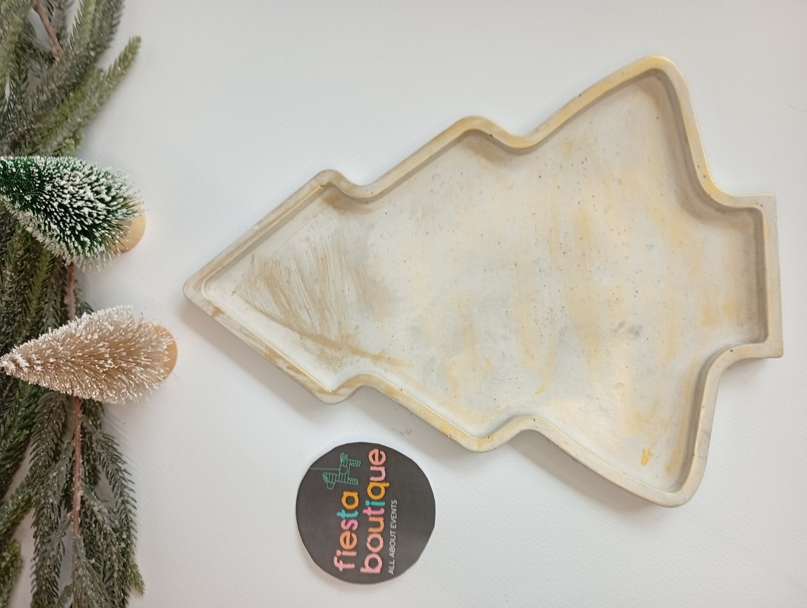 Χειροποίητη Πιατέλα/Διακοσμητικό Χριστουγεννιάτικο Δέντρο