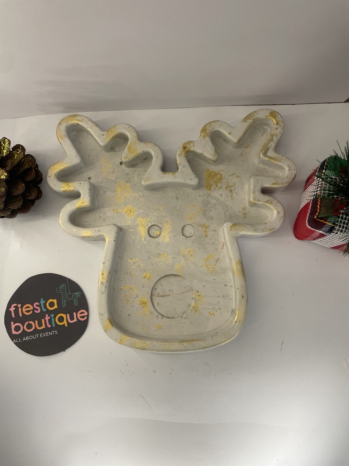 Χριστουγεννιάτικη Πιατέλα/Διακοσμητικό Τάρανδος