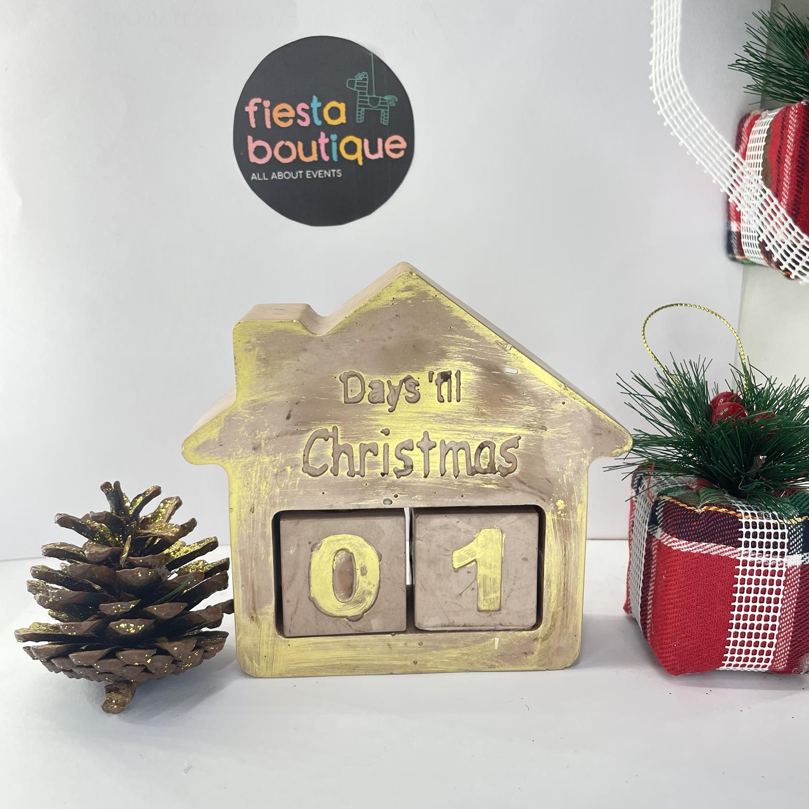 Διακοσμητικό χειροποίητο Ημερολόγιο Αντίστροφης Μέτρησης 