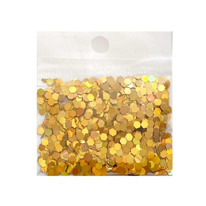 Χρυσό μικρό κομφετί για μπαλόνια (3 συσκευασίες των 3 γραμμαρίων)