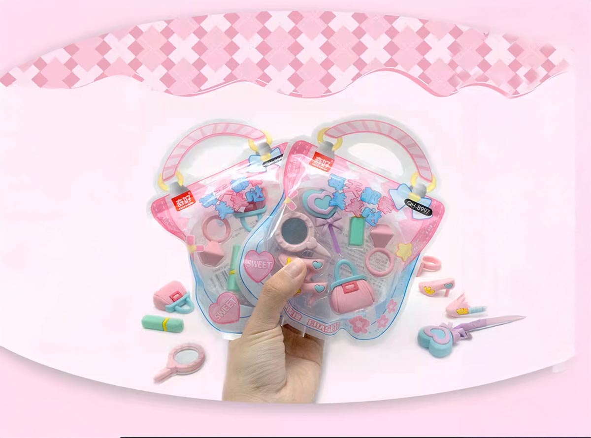 Γόμες display σε σχήμα τσάντας