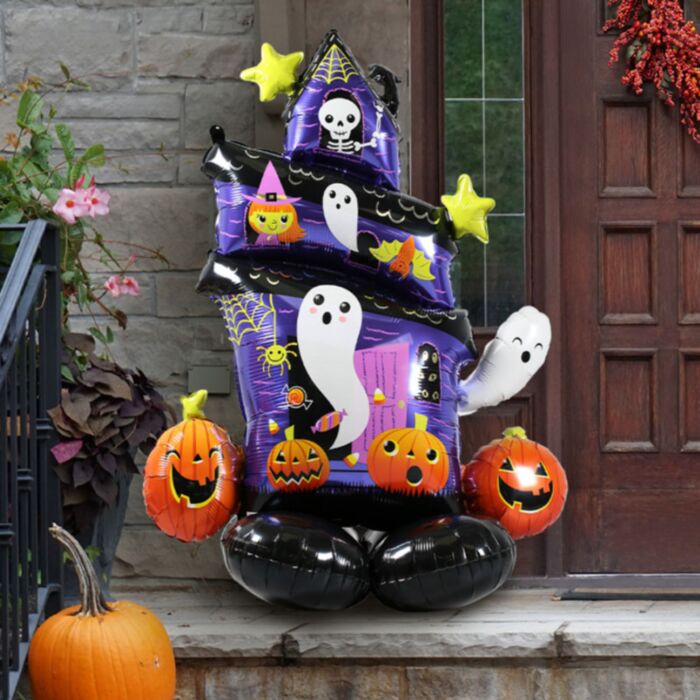 Το σήμα κατατεθέν του κάθε Halloween πάρτυ,  δεν είναι άλλο από την τρομακτική νυχτερίδα βαμπίρ. Τα μπαλόνια νυχτερίδα έχουν διάσταση 97 εκατοστά μετρώντας από τη μία άκρη του φτερού της νυχτερίδας μέχρι το άλλο. Χρησιμοποιήστε τα  χιουμοριστικά μπαλόνια 