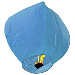 Ιπτάμενα φαναράκια light blueregular size -ΣΥΣΚΕΥΑΣΙΑ 10 τεμάχια