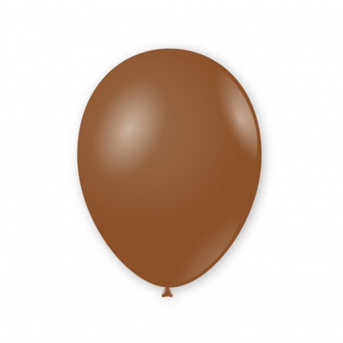 Μπαλόνια Latex Καφέ Μόκα Ματ 26εκ.
