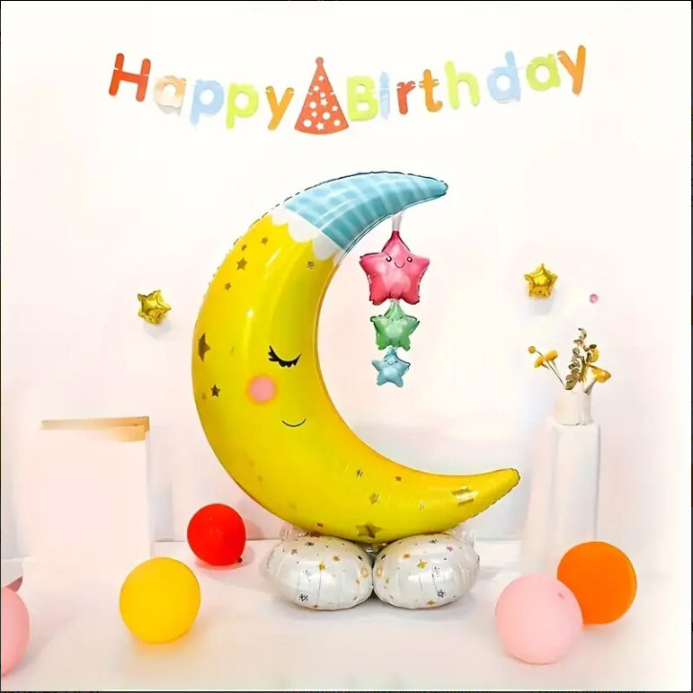  Μπαλόνι Φεγγάρι με Αστεράκια 90 εκατοστά AirLoonz