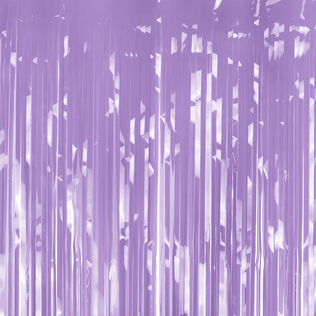  Μοβ Κουρτίνα πάρτυ (200x100cm)