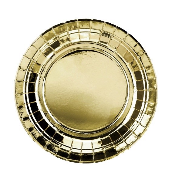 Πιάτα Γλυκού Χρυσά (6 τεμ.)