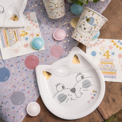 Πιάτα Πάρτυ Γατούλα (10 τεμ.)
