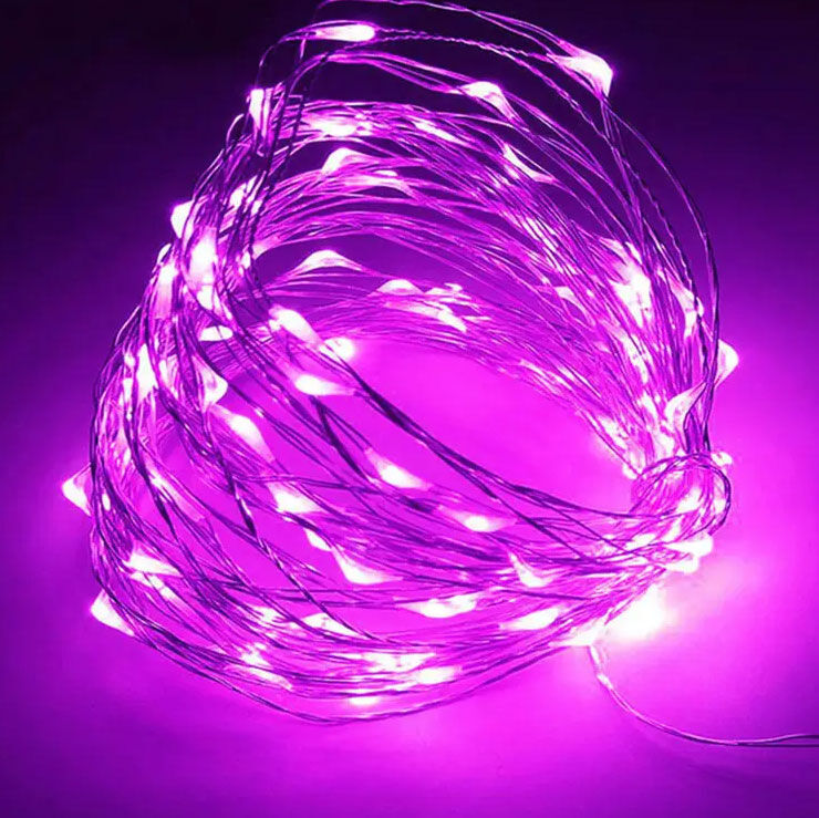 Led φωτισμός με μπαταρίες - 3 μέτρα μήκος με 30 Led λαμπάκια