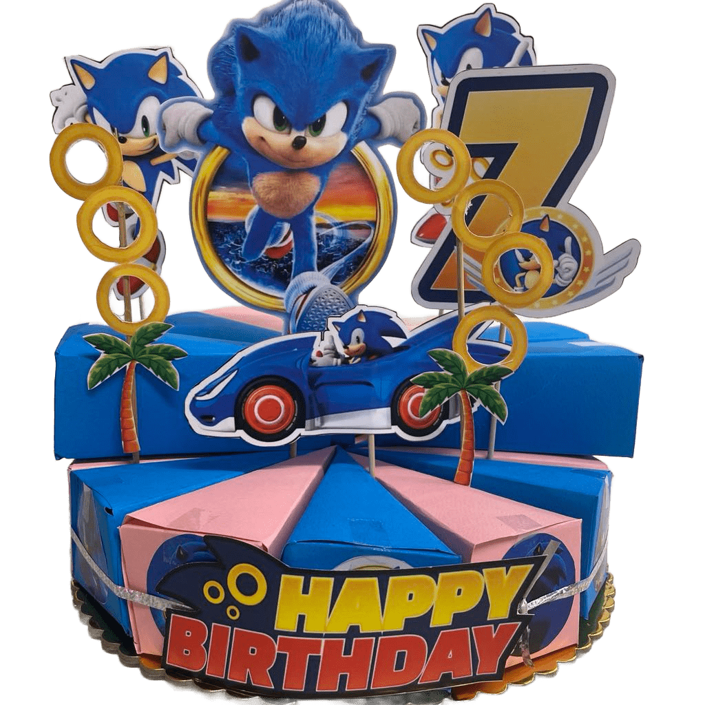 Χάρτινη τούρτα Sonic