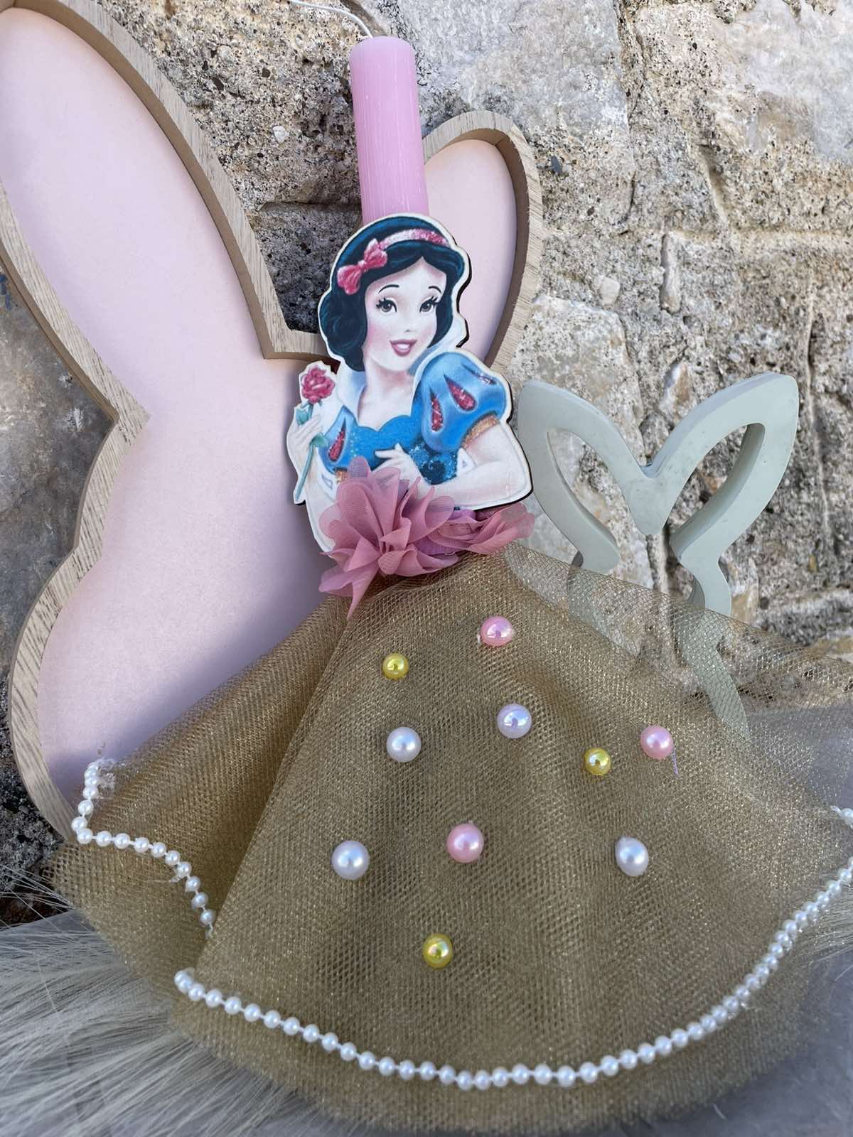 Αρωματική λαμπάδα Χιονάτη