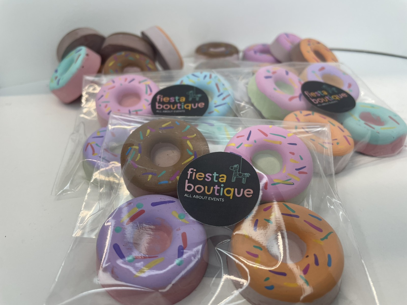 Χειροποίητες κιμωλίες πεζοδρομίου donuts