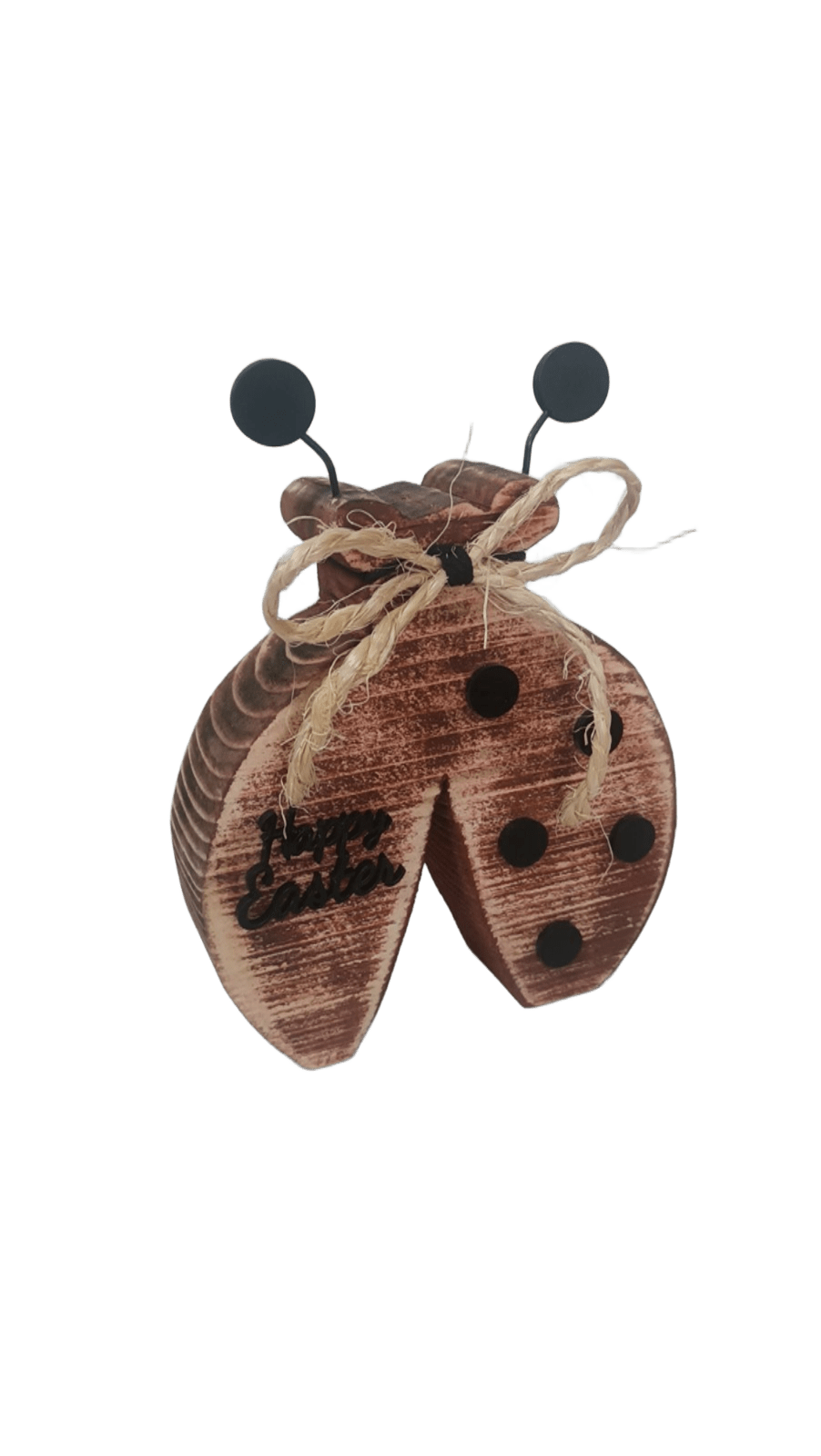 Χειροποίητη ξύλινη πασχαλίτσα Happy Easter