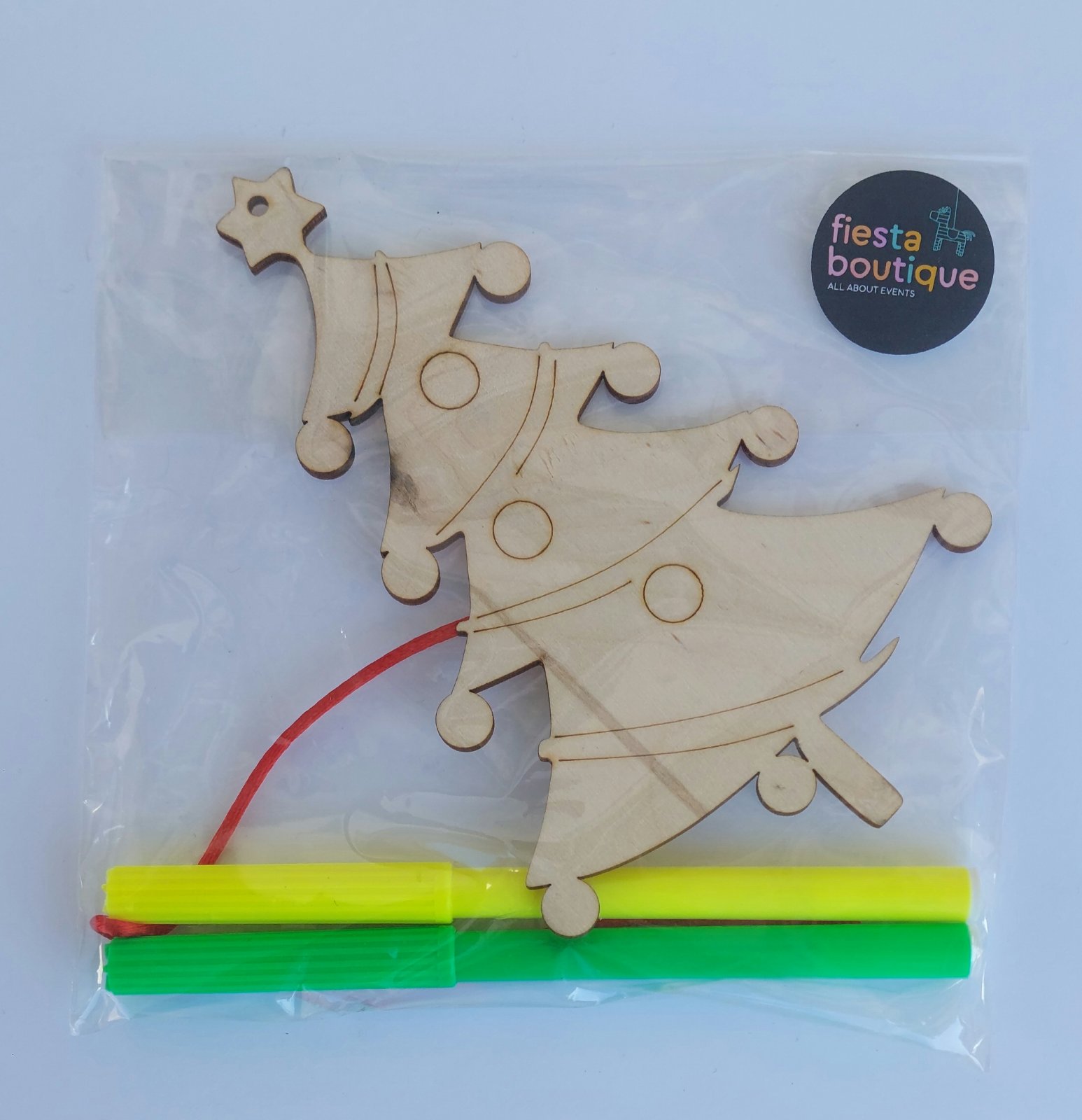 Ξύλινο κιτ ζωγραφικής Χριστουγεννιάτικο δέντρο