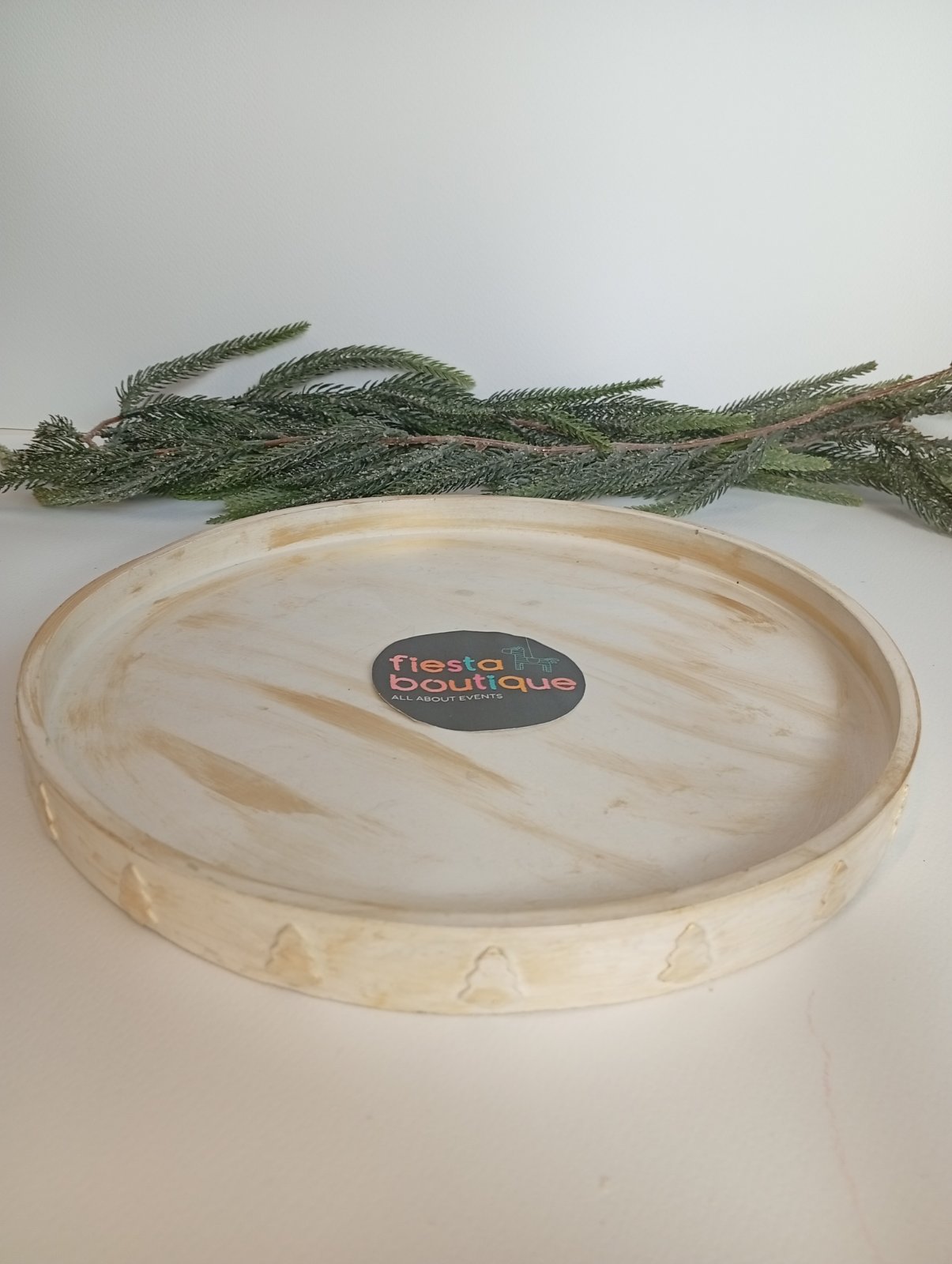 Χειροποίητος Χριστουγεννιάτικος Δίσκος Διακόσμησης σε διάφορα χρώματα