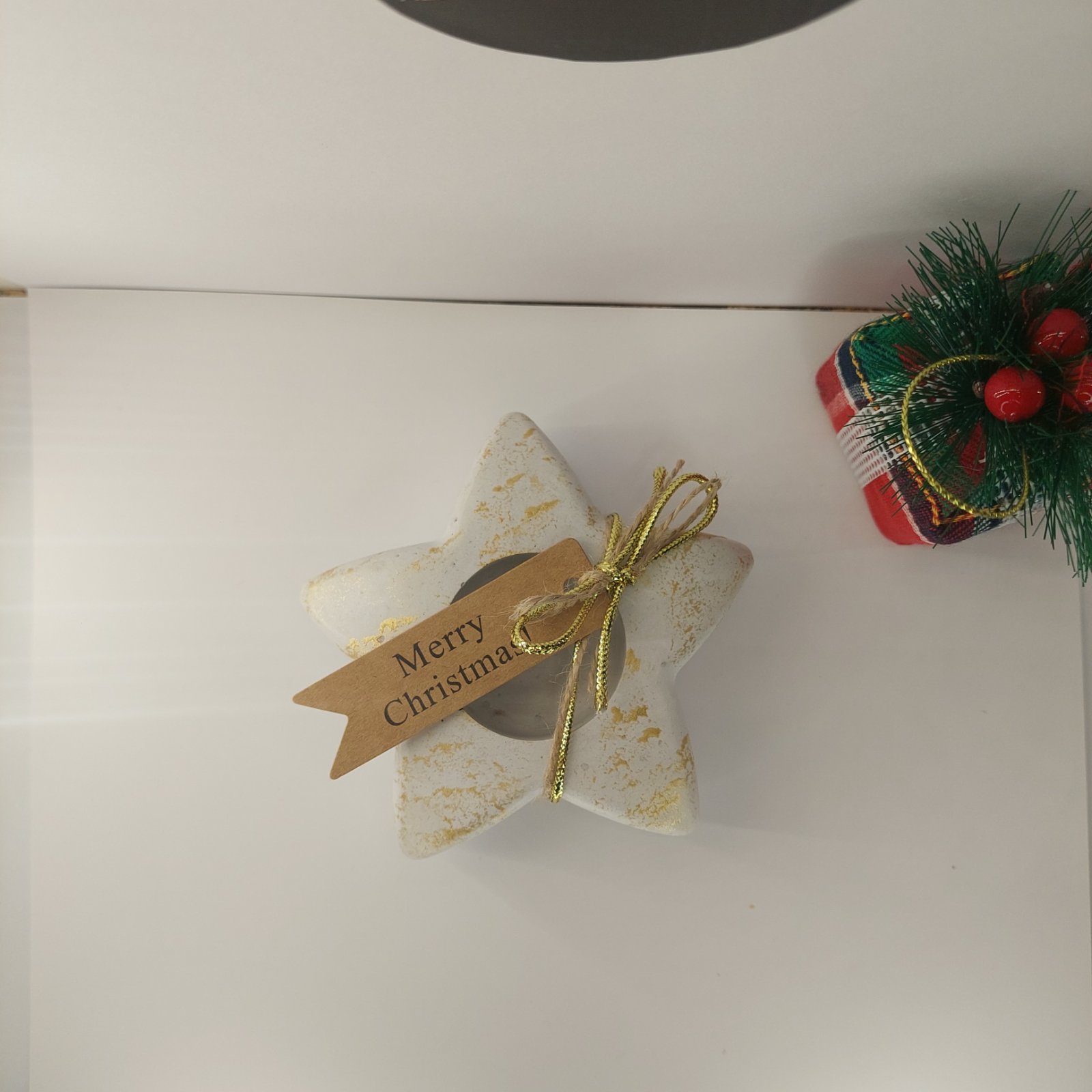 Χριστουγεννιάτικο κηροπήγιο σε σχήμα Αστέρι