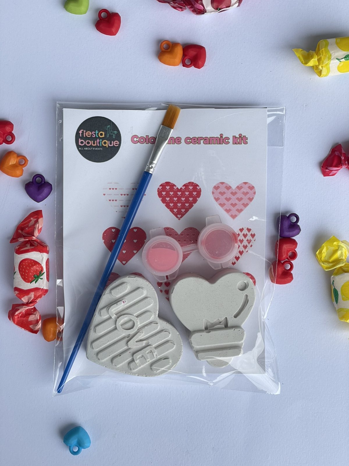 Γύψινο κιτ ζωγραφικής με θέμα Καρδιά