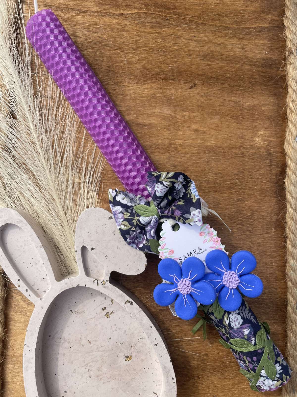 Χειροποίητη Πασχαλινή Λαμπάδα 